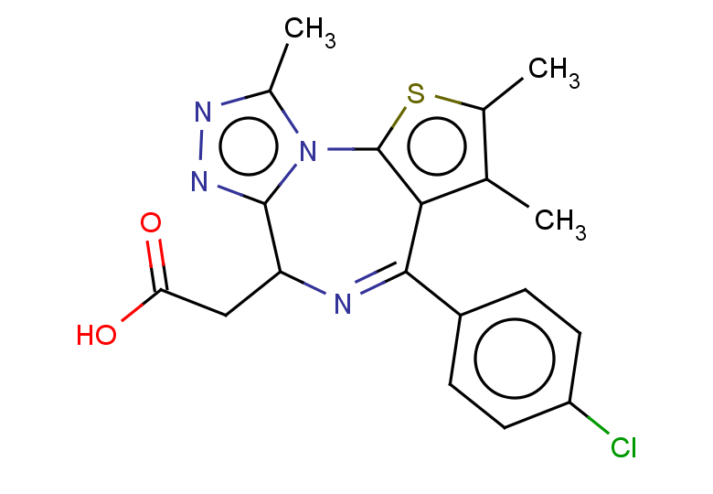 2-[7-(4-chlorophenyl)-4,5,13-trimethyl-3-thia-1,8,11,12-tetraazatricyclo[8.3.0.0^{2,6}]trideca-2(6),4,7,10,12-pentaen-9-yl]acetic acid