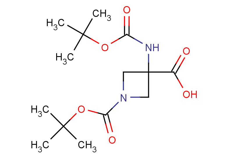 1-[(tert-butoxy)carbonyl]-3-{[(tert-butoxy)carbonyl]amino}azetidine-3-carboxylic acid