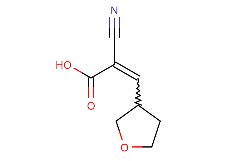 2-cyano-3-(oxolan-3-yl)prop-2-enoic acid