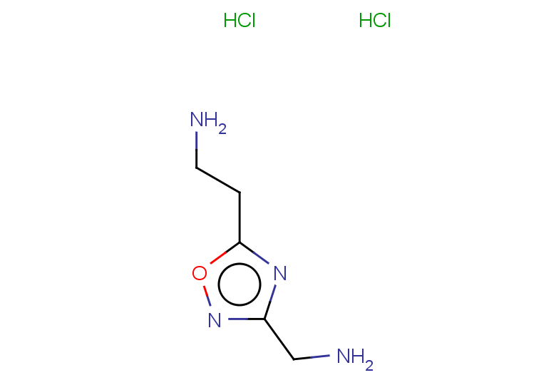 2-[3-(aminomethyl)-1,2,4-oxadiazol-5-yl]ethan-1-amine dihydrochloride