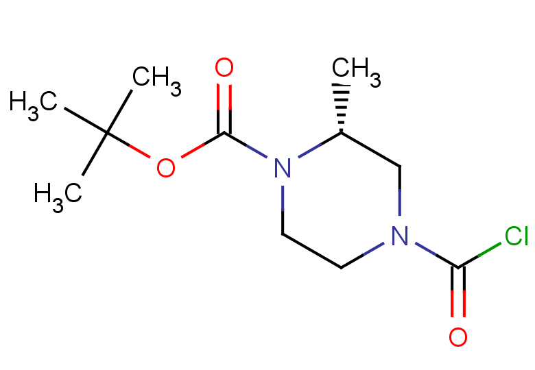 tert-butyl (2R)-4-(carbonochloridoyl)-2-methylpiperazine-1-carboxylate