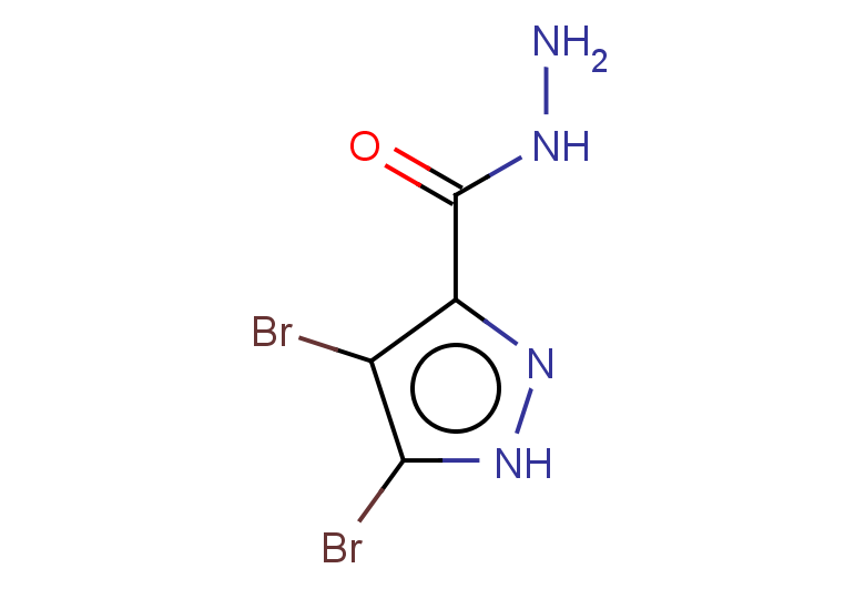 4,5-dibromo-1H-pyrazole-3-carbohydrazide