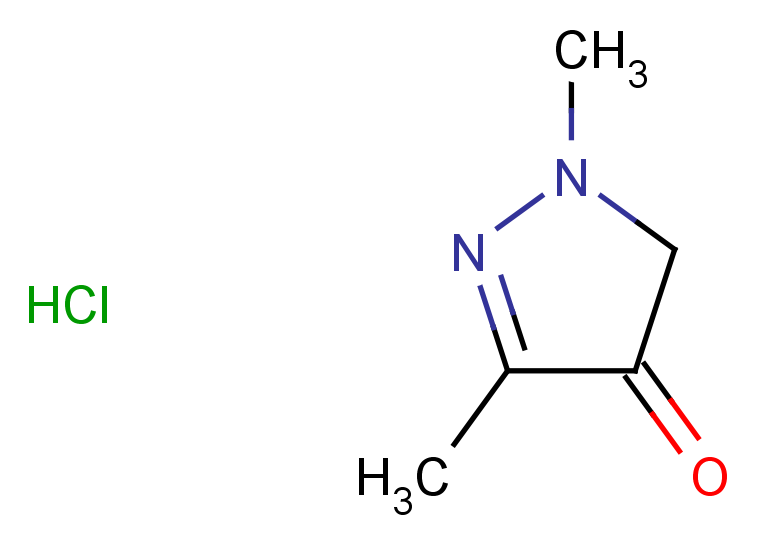 1,3-dimethyl-4,5-dihydro-1H-pyrazol-4-one hydrochloride