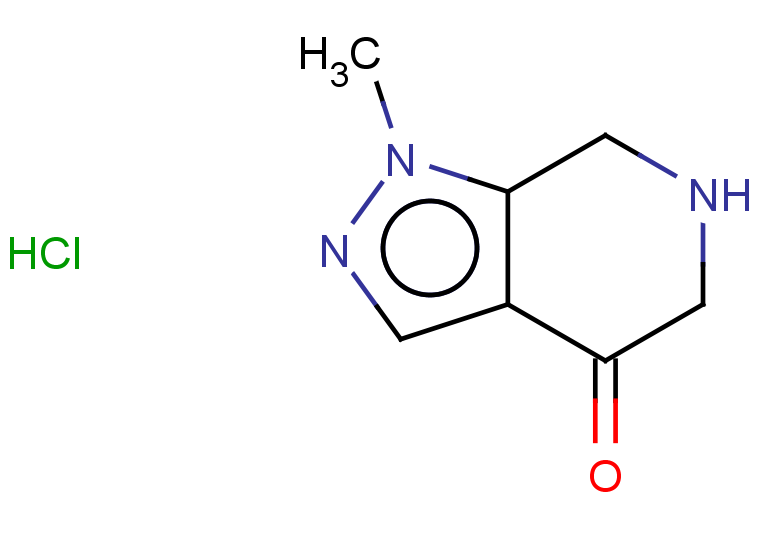 1-methyl-1H,4H,5H,6H,7H-pyrazolo[3,4-c]pyridin-4-one hydrochloride