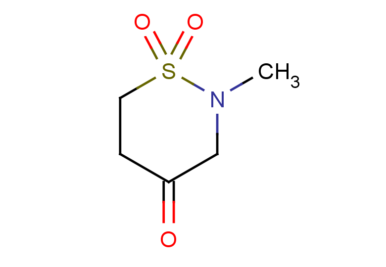 2-methyl-1$l^{6},2-thiazinane-1,1,4-trione