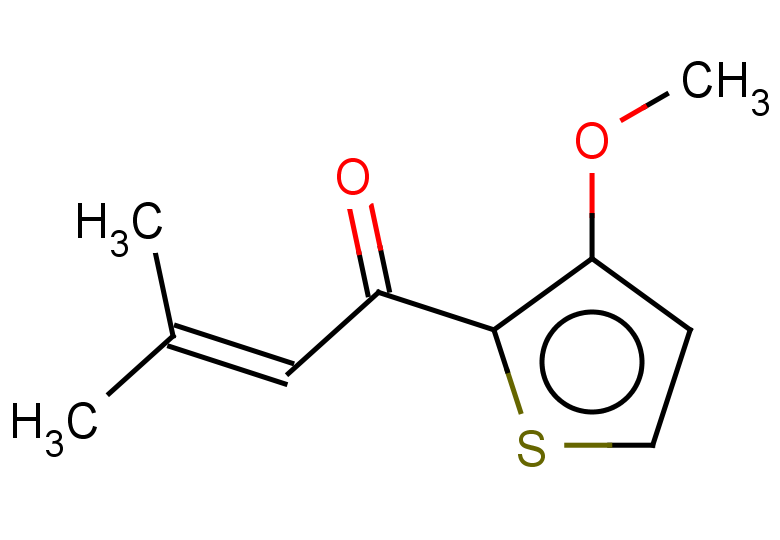 1-(3-methoxythiophen-2-yl)-3-methylbut-2-en-1-one