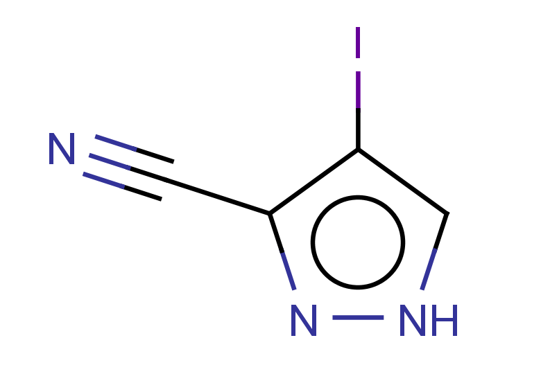 4-iodo-1H-pyrazole-3-carbonitrile