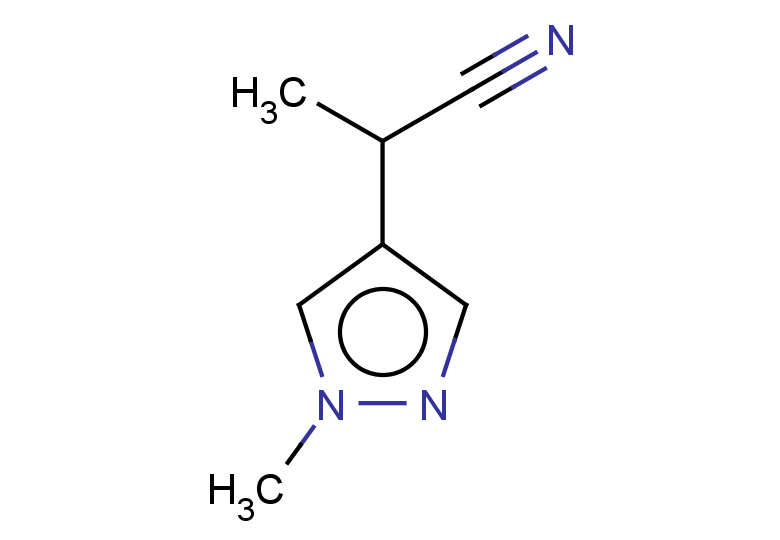 2-(1-methyl-1H-pyrazol-4-yl)propanenitrile