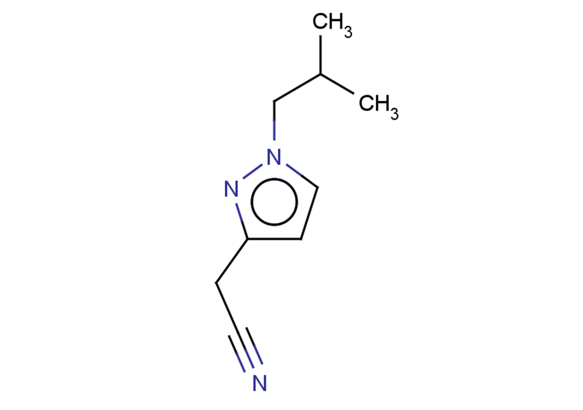 2-[1-(2-methylpropyl)-1H-pyrazol-3-yl]acetonitrile