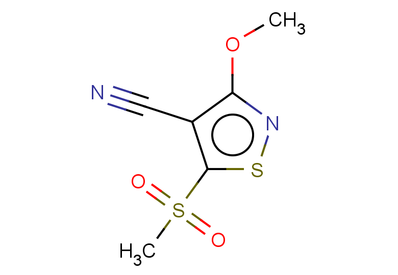 5-methanesulfonyl-3-methoxy-1,2-thiazole-4-carbonitrile