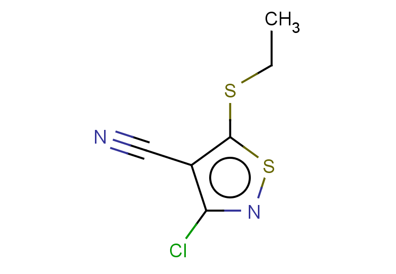 3-chloro-5-(ethylsulfanyl)-1,2-thiazole-4-carbonitrile