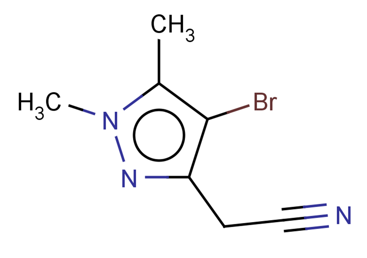 2-(4-bromo-1,5-dimethyl-1H-pyrazol-3-yl)acetonitrile