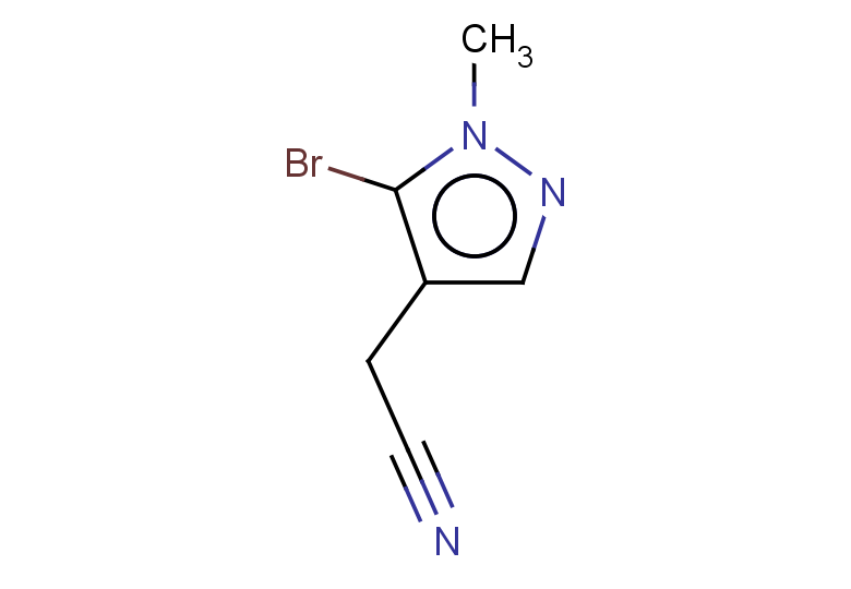 2-(5-bromo-1-methyl-1H-pyrazol-4-yl)acetonitrile