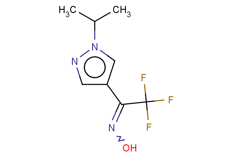 N-{2,2,2-trifluoro-1-[1-(propan-2-yl)-1H-pyrazol-4-yl]ethylidene}hydroxylamine