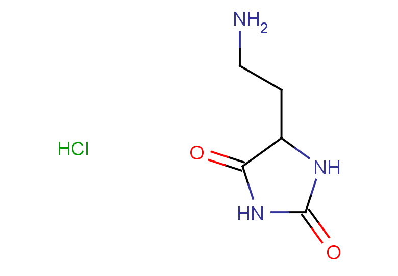 5-(2-aminoethyl)imidazolidine-2,4-dione hydrochloride