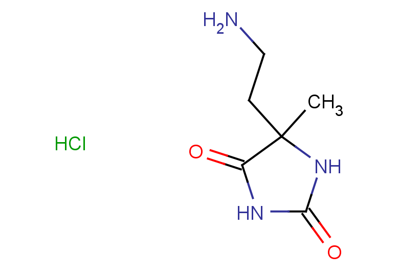5-(2-aminoethyl)-5-methylimidazolidine-2,4-dione hydrochloride