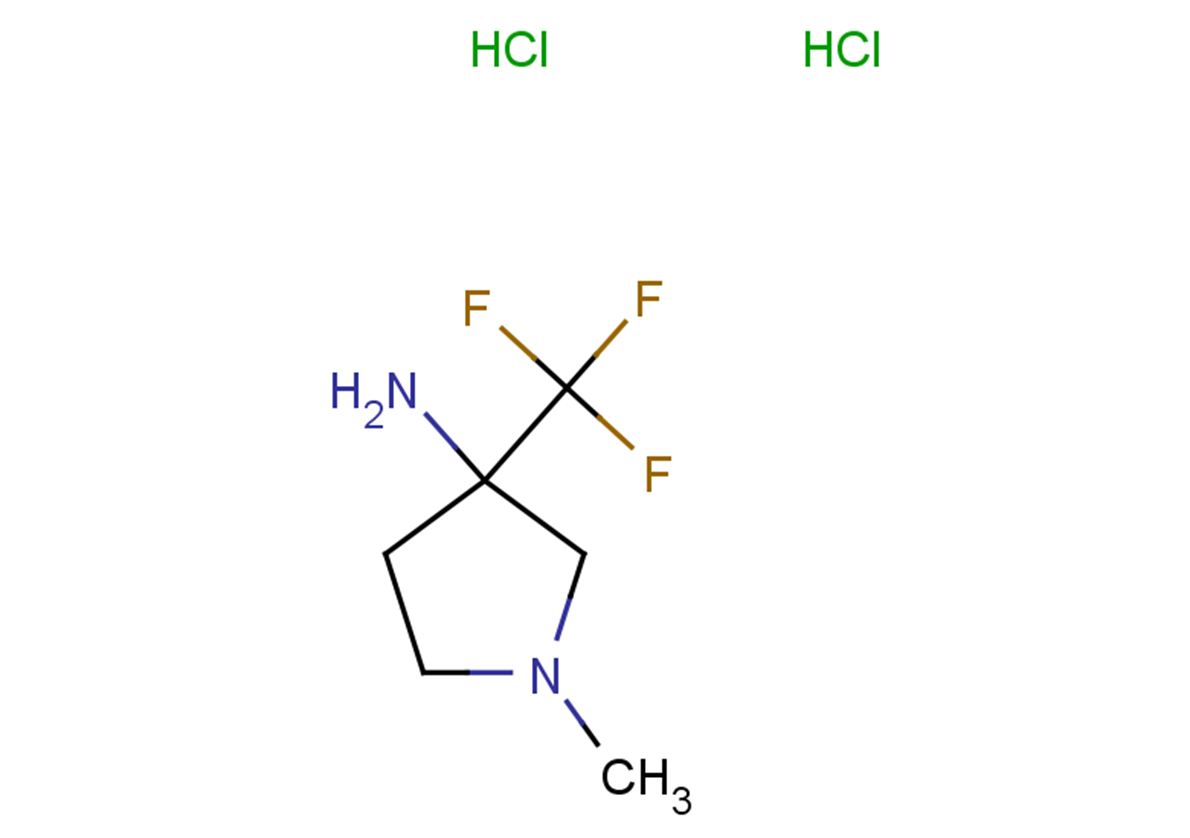 1-methyl-3-(trifluoromethyl)pyrrolidin-3-amine dihydrochloride