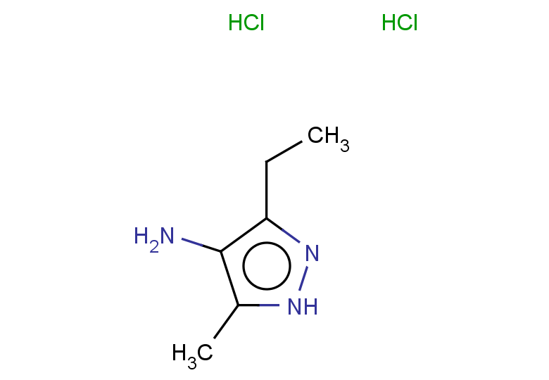 3-ethyl-5-methyl-1H-pyrazol-4-amine dihydrochloride