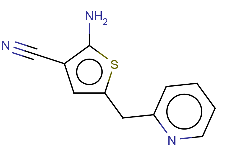 2-amino-5-(pyridin-2-ylmethyl)thiophene-3-carbonitrile