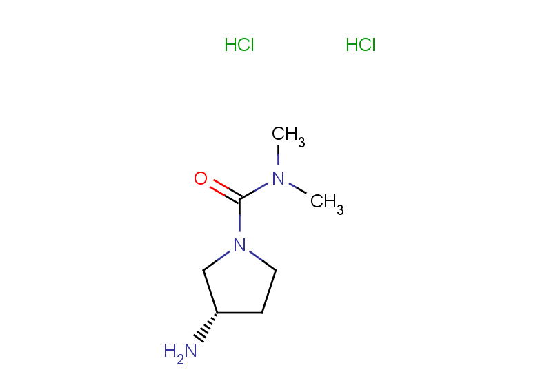 (3S)-3-amino-N,N-dimethylpyrrolidine-1-carboxamide dihydrochloride