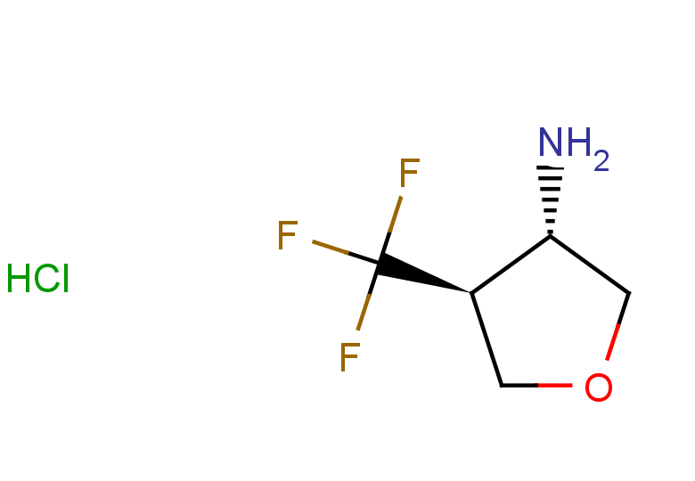 (3S,4S)-4-(trifluoromethyl)oxolan-3-amine hydrochloride