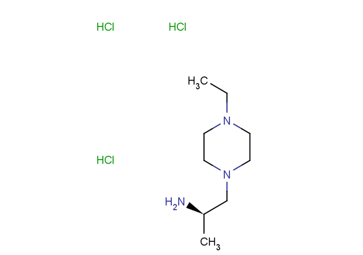 (2R)-1-(4-ethylpiperazin-1-yl)propan-2-amine trihydrochloride