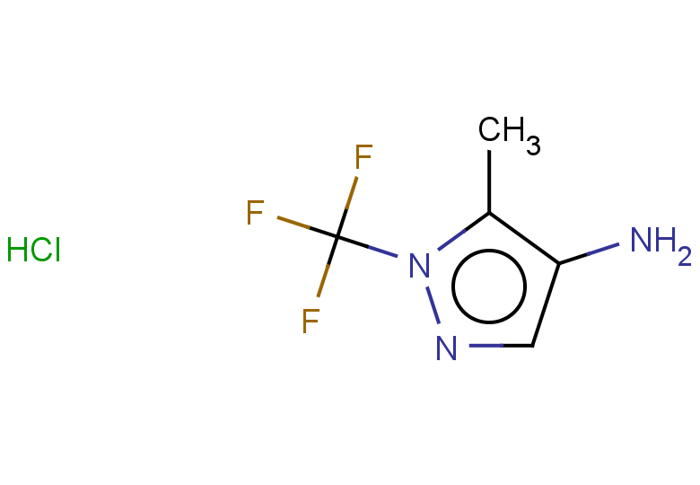 5-methyl-1-(trifluoromethyl)-1H-pyrazol-4-amine hydrochloride