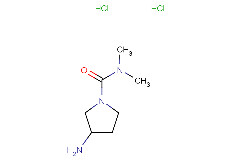3-amino-N,N-dimethylpyrrolidine-1-carboxamide dihydrochloride