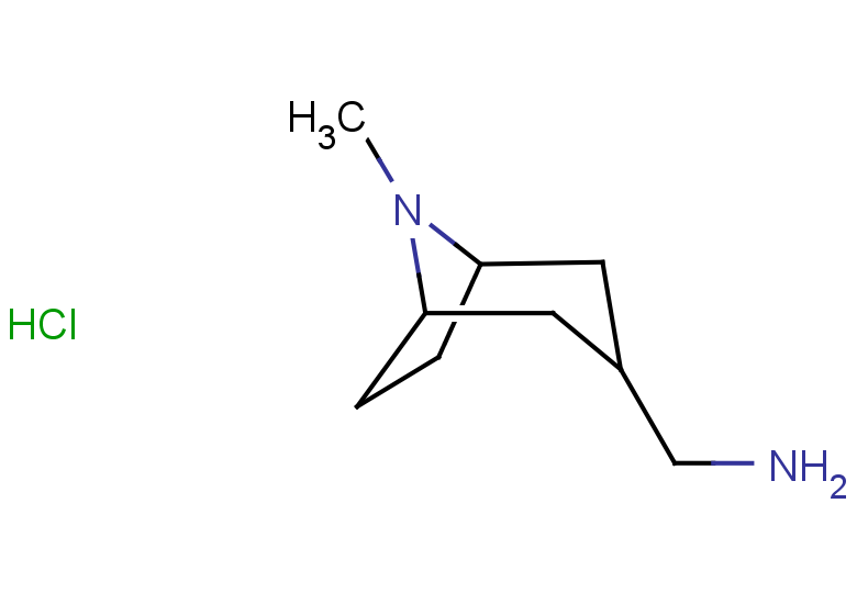{8-methyl-8-azabicyclo[3.2.1]octan-3-yl}methanamine hydrochloride