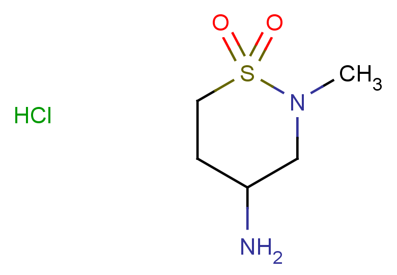 4-amino-2-methyl-1$l^{6},2-thiazinane-1,1-dione hydrochloride