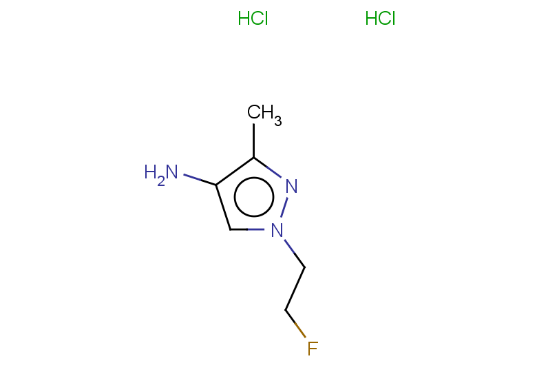 1-(2-fluoroethyl)-3-methyl-1H-pyrazol-4-amine dihydrochloride