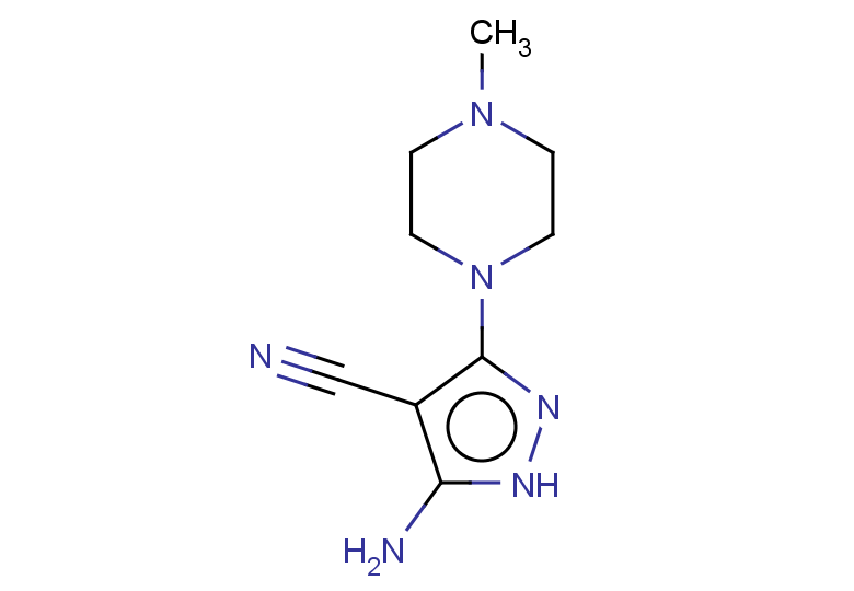 5-amino-3-(4-methylpiperazin-1-yl)-1H-pyrazole-4-carbonitrile