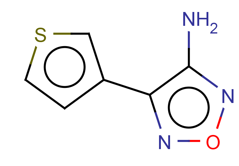 4-(thiophen-3-yl)-1,2,5-oxadiazol-3-amine