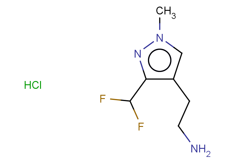 2-[3-(difluoromethyl)-1-methyl-1H-pyrazol-4-yl]ethan-1-amine hydrochloride