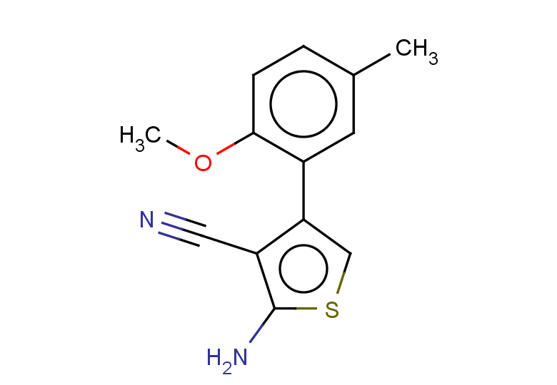 2-amino-4-(2-methoxy-5-methylphenyl)thiophene-3-carbonitrile