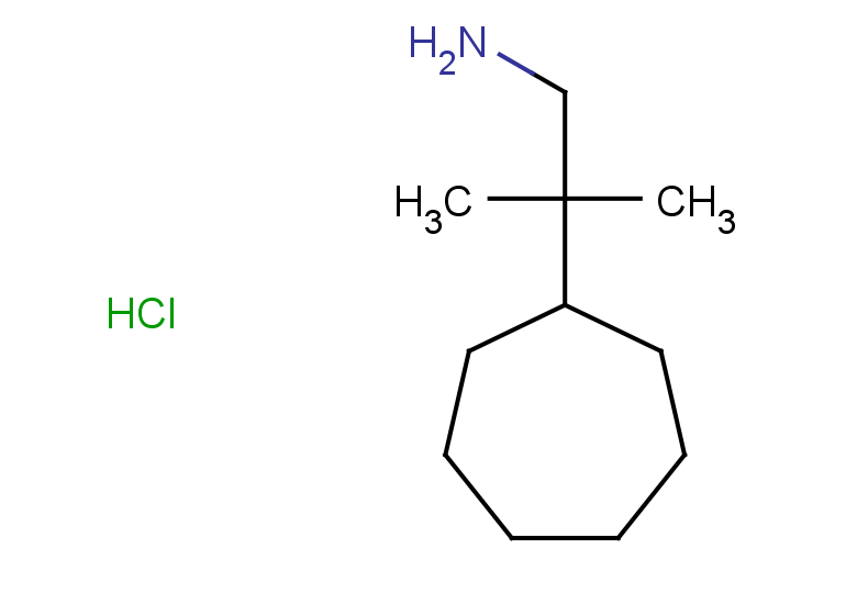 2-cycloheptyl-2-methylpropan-1-amine hydrochloride