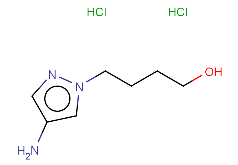 4-(4-amino-1H-pyrazol-1-yl)butan-1-ol dihydrochloride