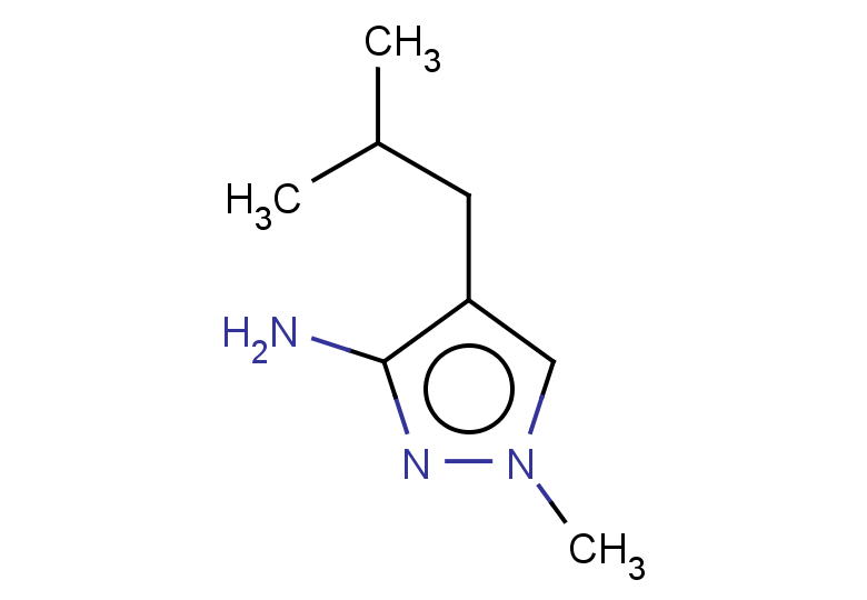 1-methyl-4-(2-methylpropyl)-1H-pyrazol-3-amine