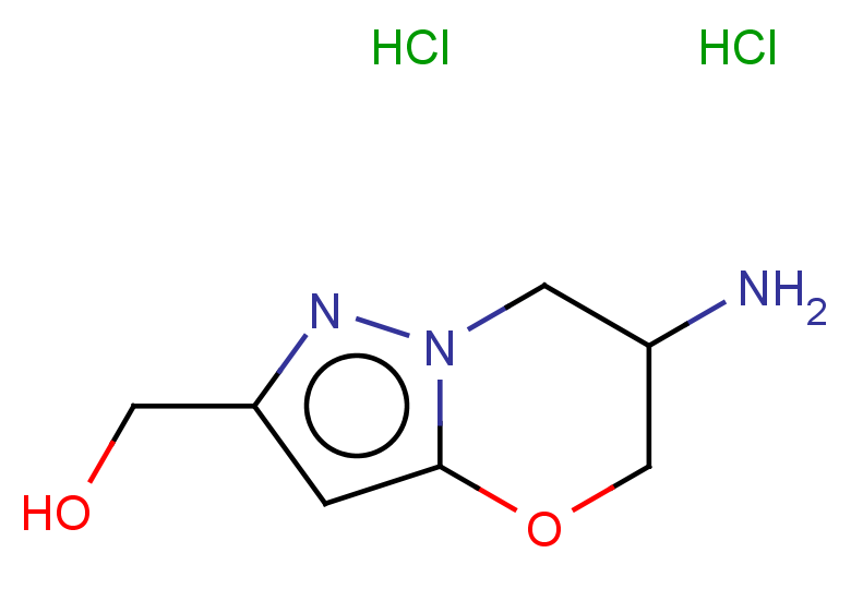 {6-amino-5H,6H,7H-pyrazolo[3,2-b][1,3]oxazin-2-yl}methanol dihydrochloride