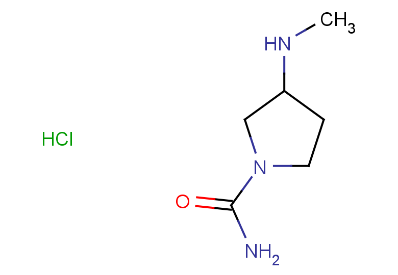 3-(methylamino)pyrrolidine-1-carboxamide hydrochloride
