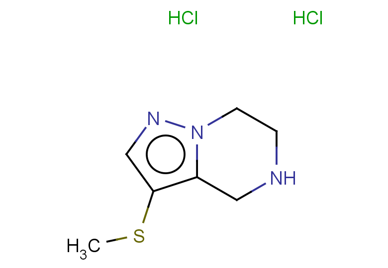 3-(methylsulfanyl)-4H,5H,6H,7H-pyrazolo[1,5-a]pyrazine dihydrochloride