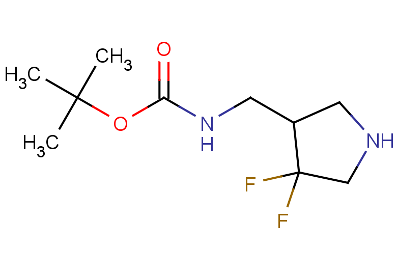 tert-butyl N-[(4,4-difluoropyrrolidin-3-yl)methyl]carbamate