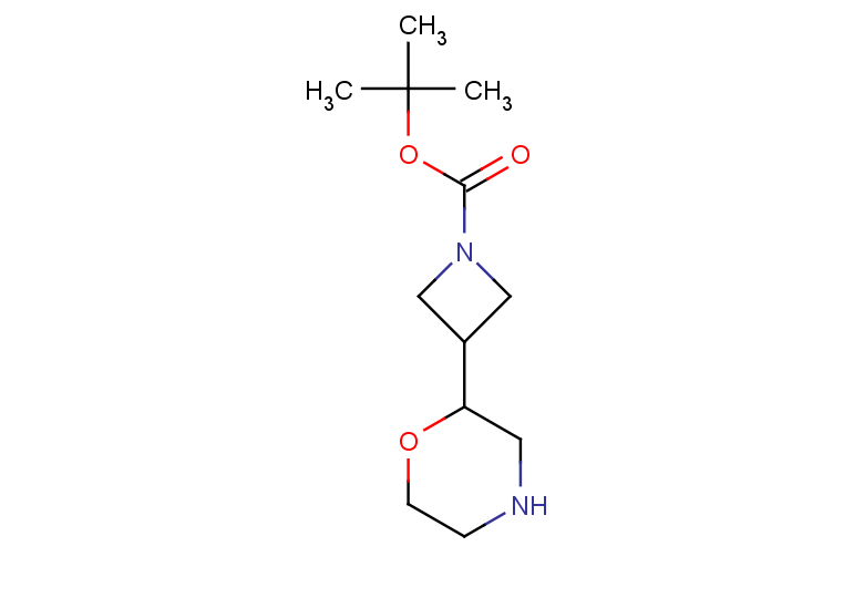 tert-butyl 3-(morpholin-2-yl)azetidine-1-carboxylate
