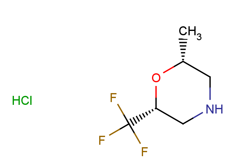 (2R,6R)-2-methyl-6-(trifluoromethyl)morpholine hydrochloride