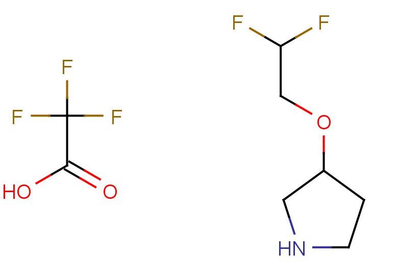 2,2,2-trifluoroacetic acid; 3-(2,2-difluoroethoxy)pyrrolidine