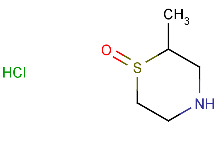 2-methyl-1$l^{4},4-thiomorpholin-1-one hydrochloride