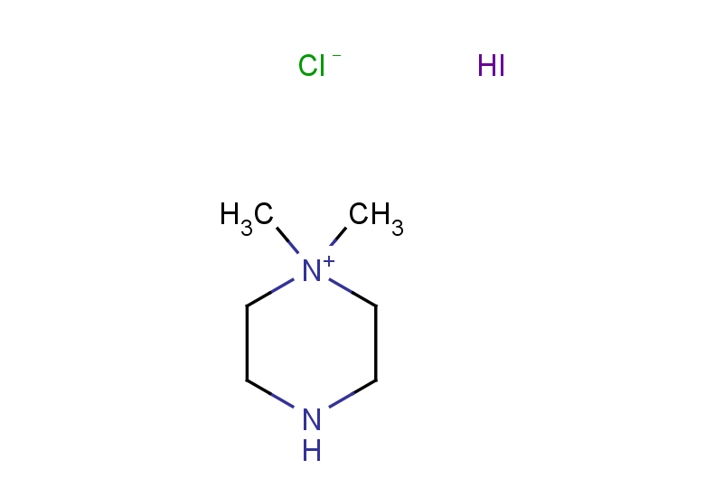 1,1-dimethylpiperazin-1-ium hydroiodide chloride