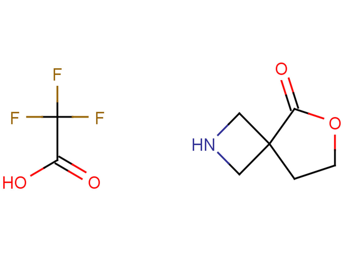 2,2,2-trifluoroacetic acid; 6-oxa-2-azaspiro[3.4]octan-5-one