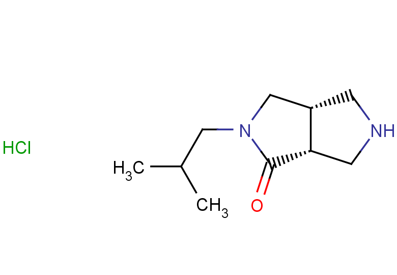 (3aS,6aR)-2-(2-methylpropyl)-octahydropyrrolo[3,4-c]pyrrol-1-one hydrochloride
