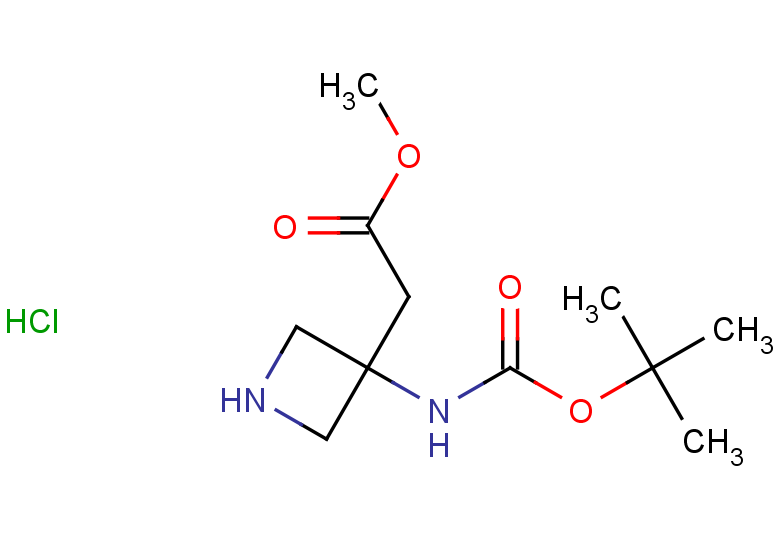 methyl 2-(3-{[(tert-butoxy)carbonyl]amino}azetidin-3-yl)acetate hydrochloride